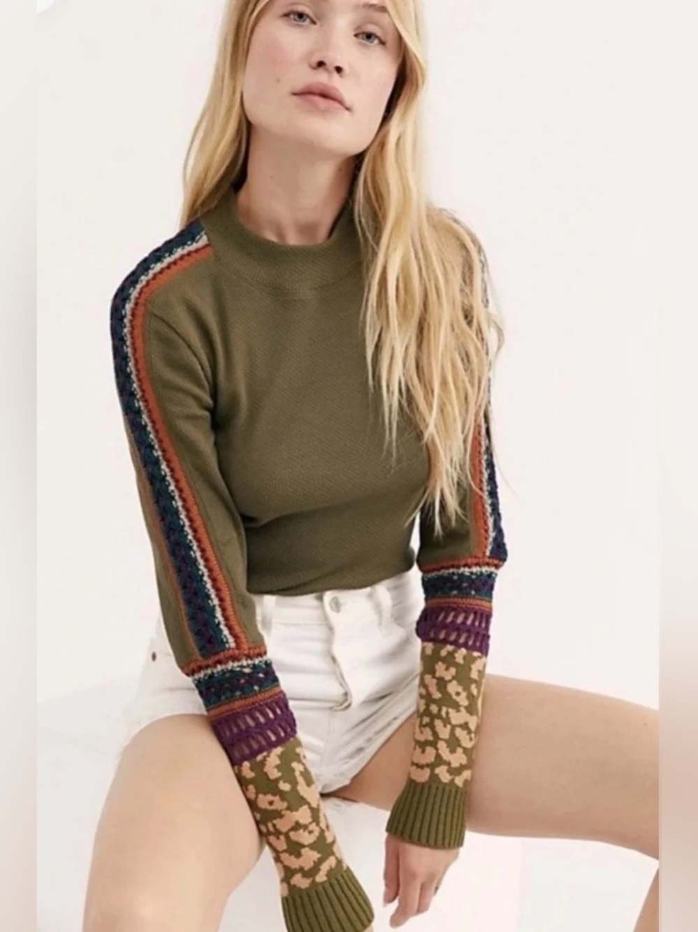 Free People Switch it up cuffed thermal EUC